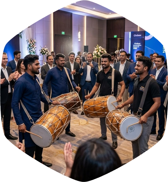 Corporate Event Dhol Wala in Jaipur Delhi NCR