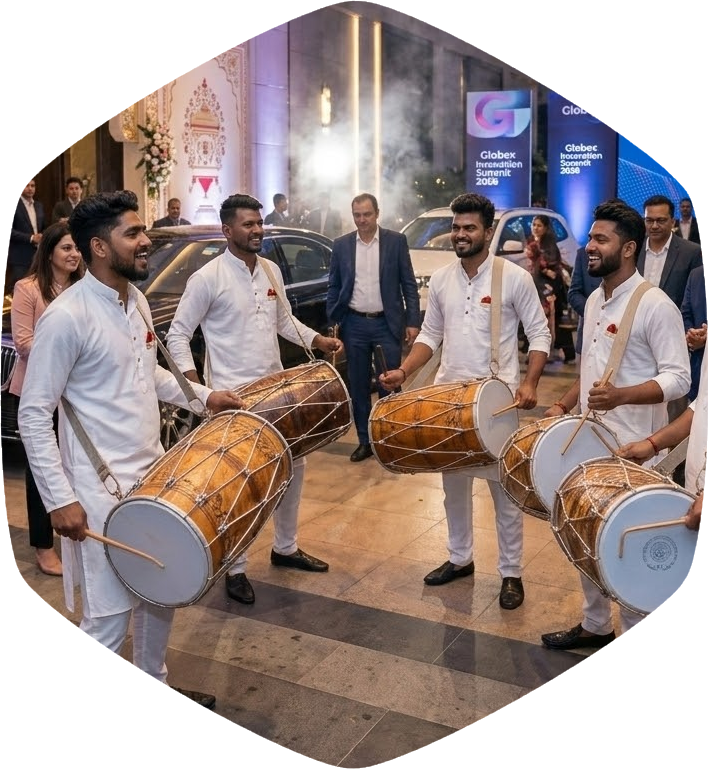 Corporate Event Dhol Wala in Jaipur Delhi NCR