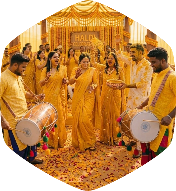 Haldi Sangeet Dhol Wala in Jaipur Delhi NCR